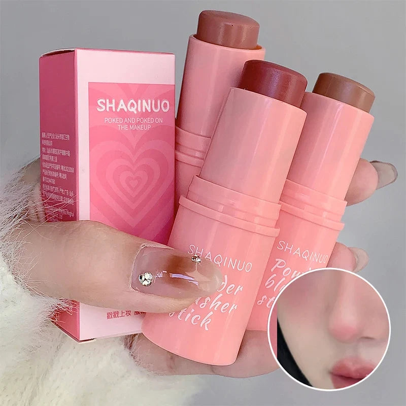SHAQINUO Cream Blush Stick Matte Finish