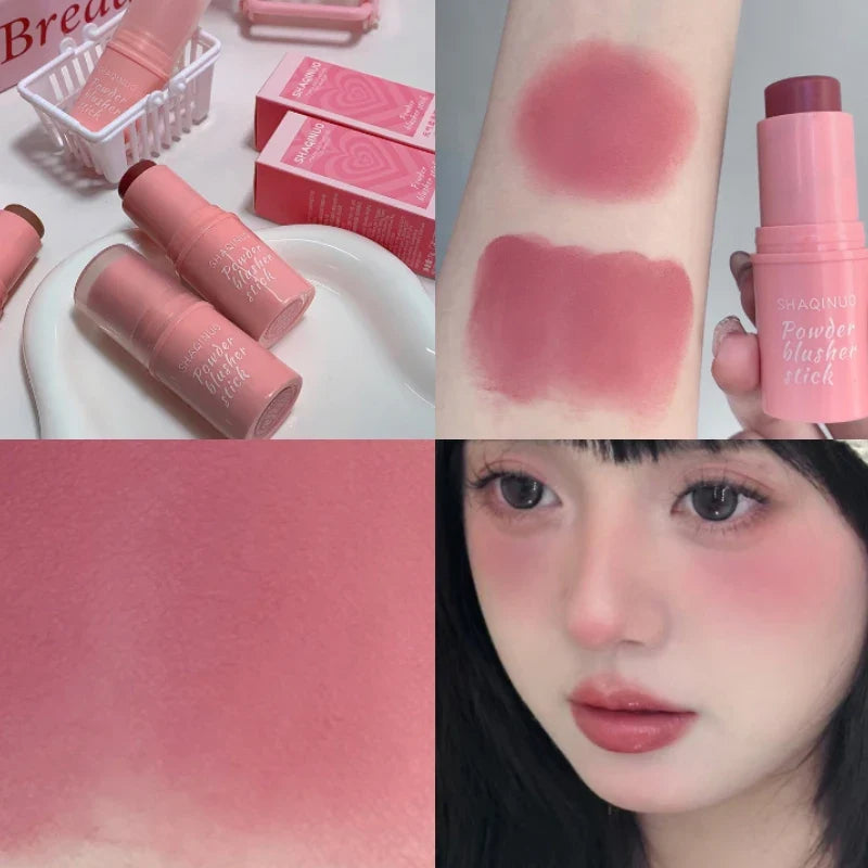 SHAQINUO Cream Blush Stick Matte Finish