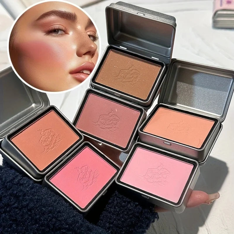 Herorange 6-Color Matte Shimmer Blush Palette