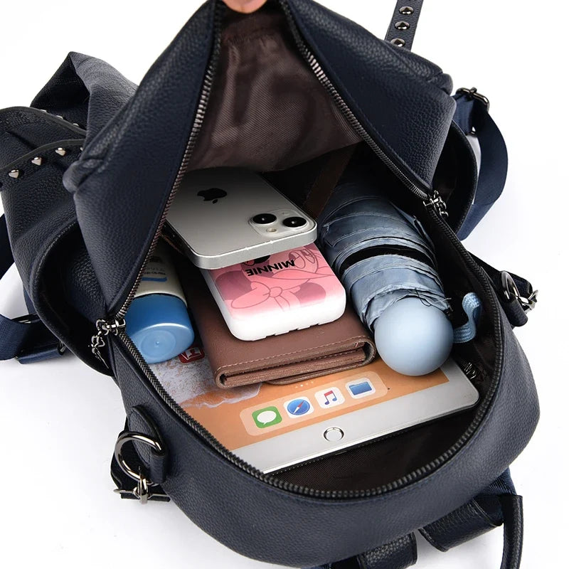 Women’s Soft Leather Backpack