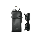Soft Leather Zip Glasses Pouch