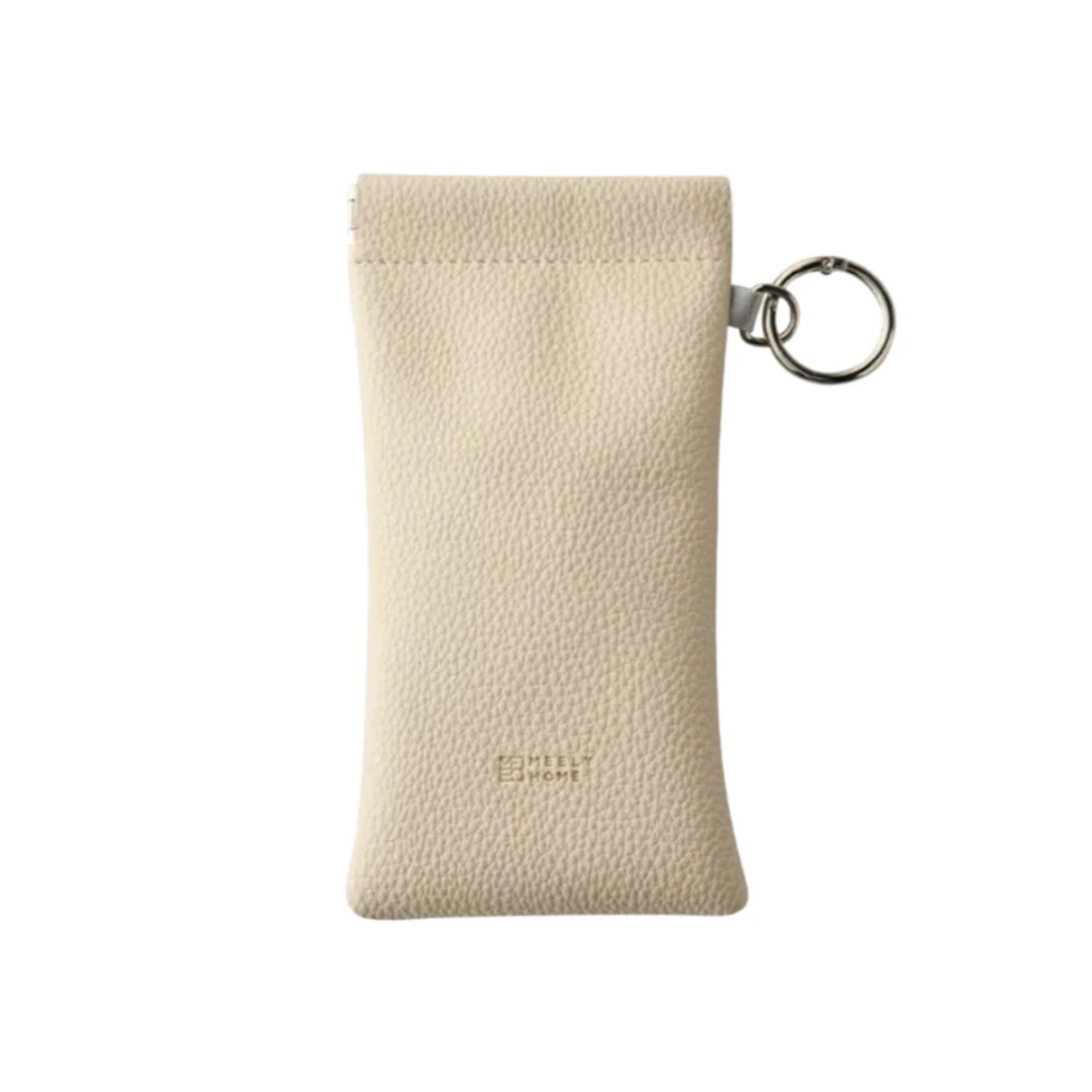 Pebbled Snap-Frame Glasses Pouch