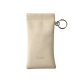 Pebbled Snap-Frame Glasses Pouch