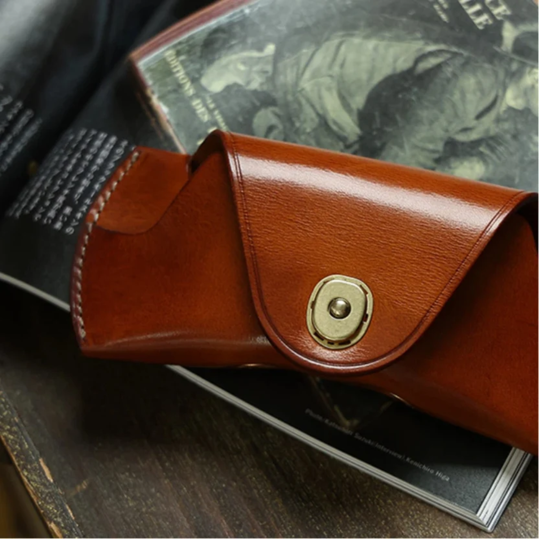 Artisan Leather Glasses Case