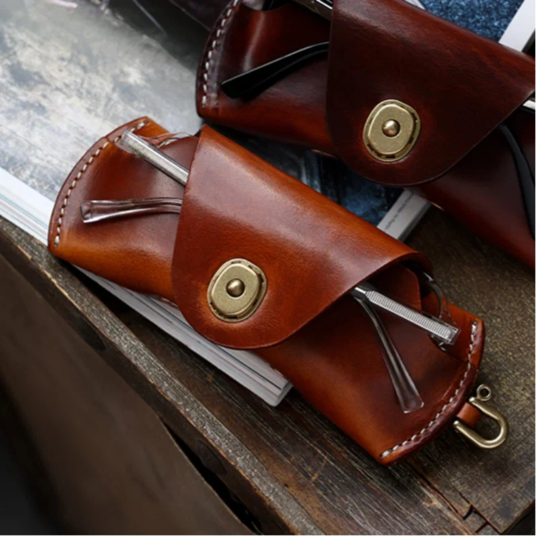 Artisan Leather Glasses Case