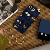 Tangle-Free Velvet Dual-Layer Jewellery Bag