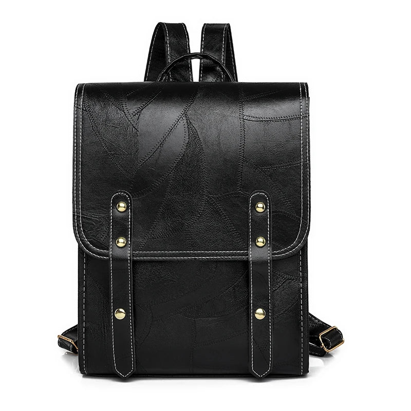 PU Leather Ladies Laptop Backpack