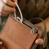 Leather Roll-Up Jewellery Organiser