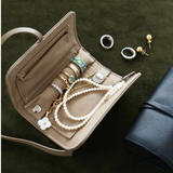 Mini Leather Jewellery Pouch