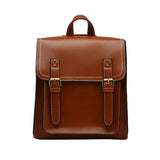 Vintage PU Leather Backpack