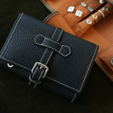 Leather Roll-Up Jewellery Organiser