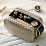 Dual-Zip Cosmetic Bag