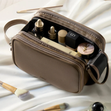 Dual-Zip Cosmetic Bag