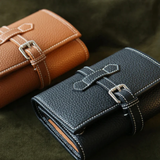 Leather Roll-Up Jewellery Organiser