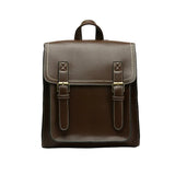 Vintage PU Leather Backpack