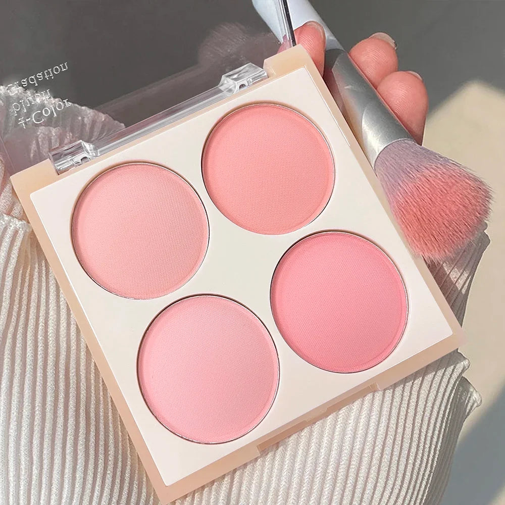 Vibrant Girl 4-Color Matte Blush Palette