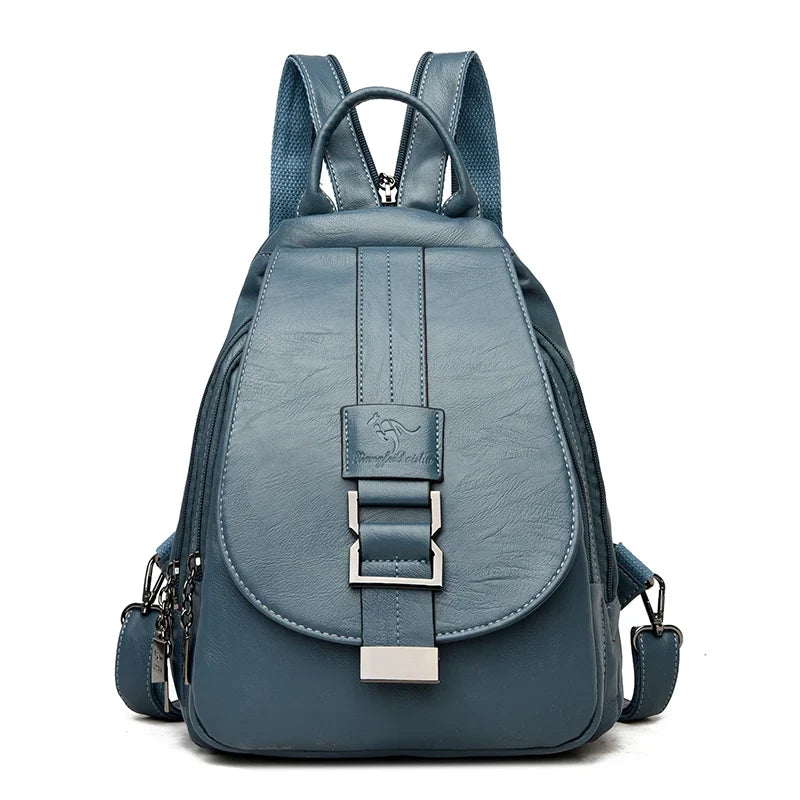 Retro Leather Women’s Backpack