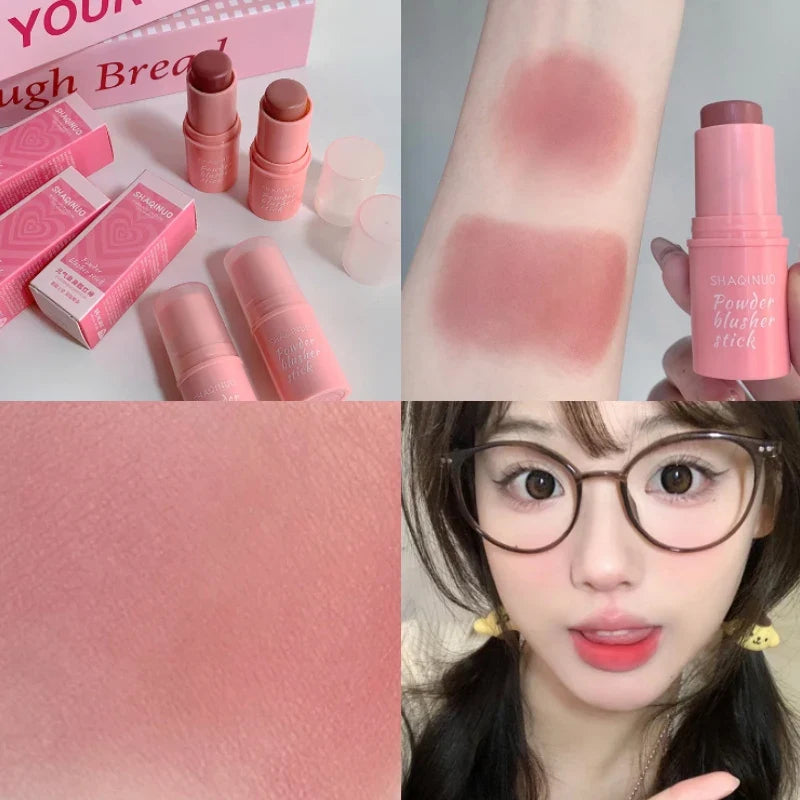 SHAQINUO Cream Blush Stick Matte Finish