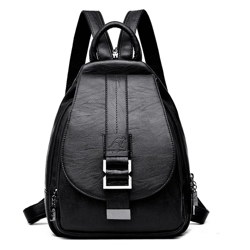 Retro Leather Women’s Backpack