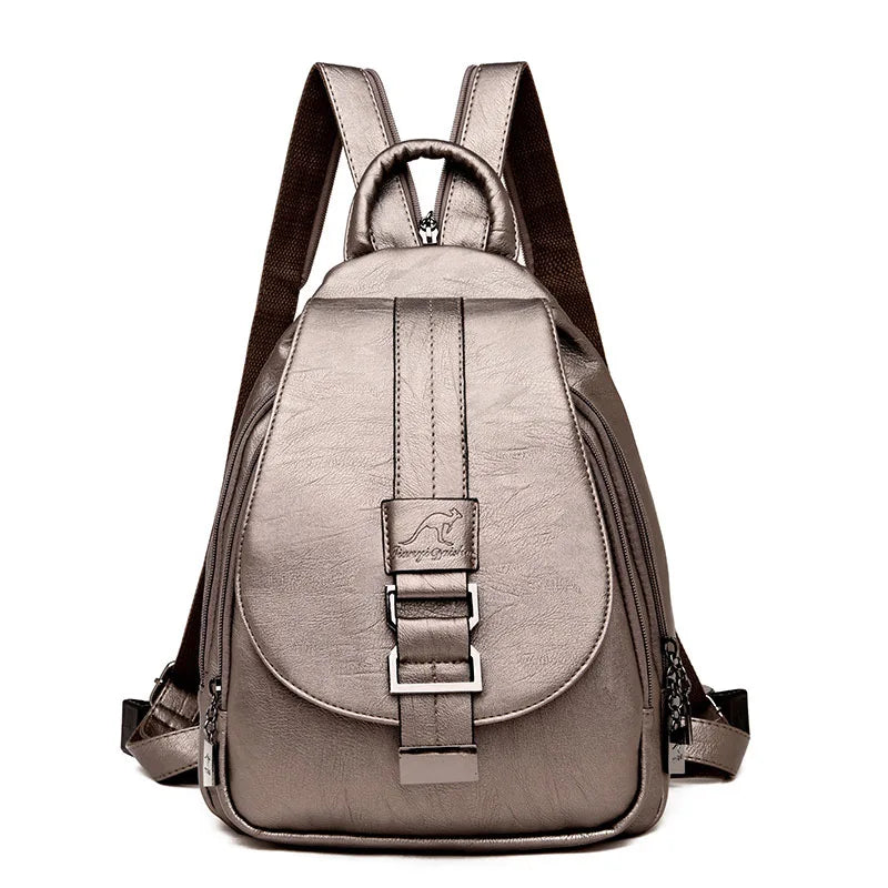 Retro Leather Women’s Backpack
