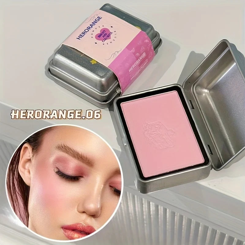 Herorange 6-Color Matte Shimmer Blush Palette