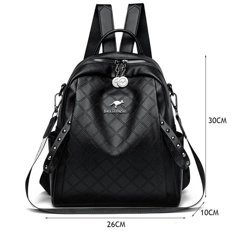 Women’s Soft Leather Backpack