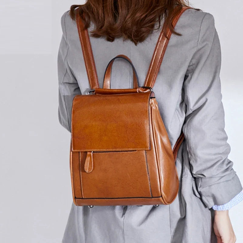 Leather Women’s Backpack